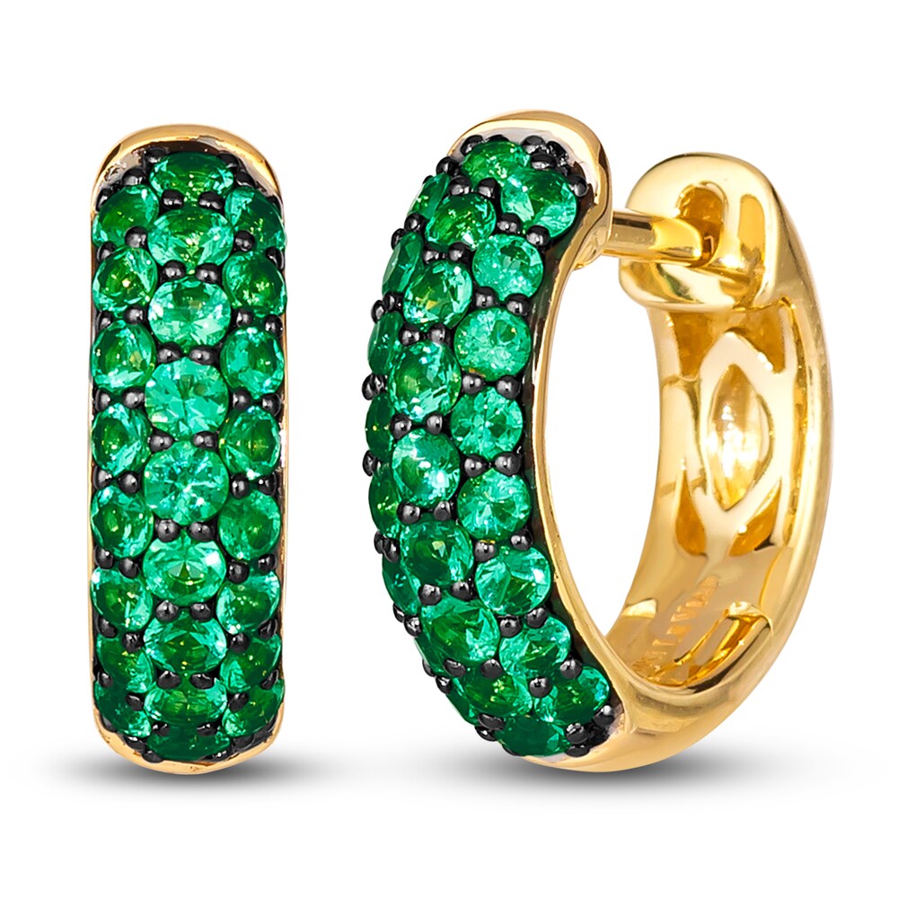 Le Vian Natural Emerald Earrings 14K Honey Gold zUNNT9os