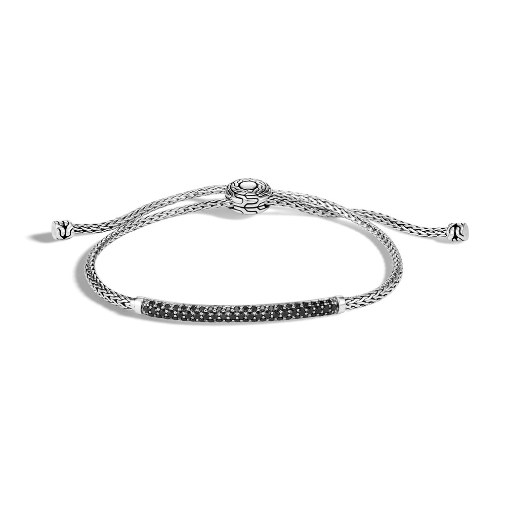 John Hardy Classic Chain Station Pull Through Bracelet , Silver, Gemstone, Small - Medium zbfHHYu8