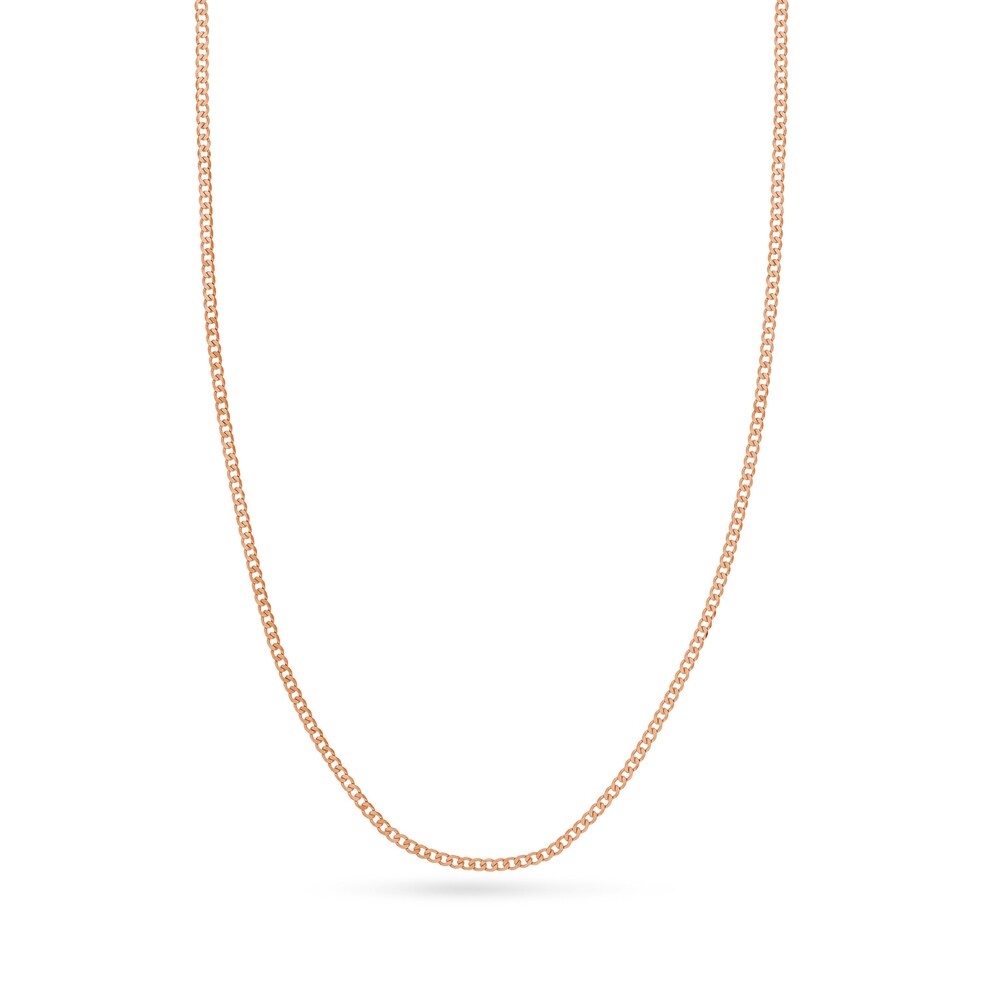 Open Curb Necklace 14K Rose Gold 20\" 0FomVneQ