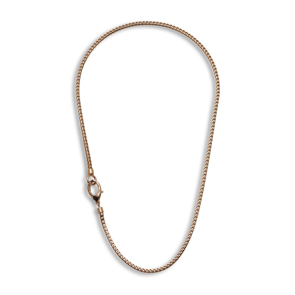 Marco Dal Maso Ulysses Thin Necklace Sterling Silver/18K Rose Gold-Plated 22.5" 1Roxf5xP