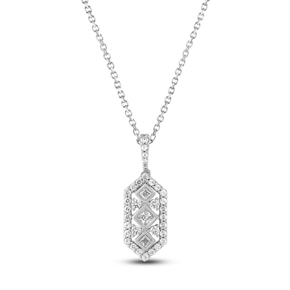 Vera Wang WISH Diamond Pendant Necklace 1/3 ct tw 10K White Gold 2z3nIHG0