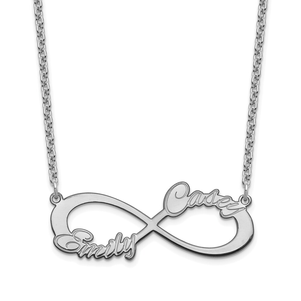 Two Name Infinity Necklace 3hygKuKY