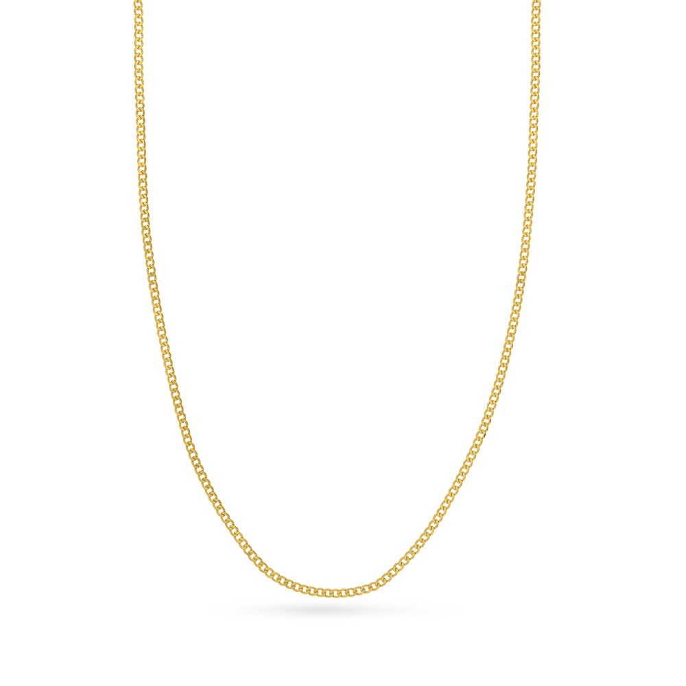 Open Curb Necklace 14K Yellow Gold 24" 3k0kSPmF
