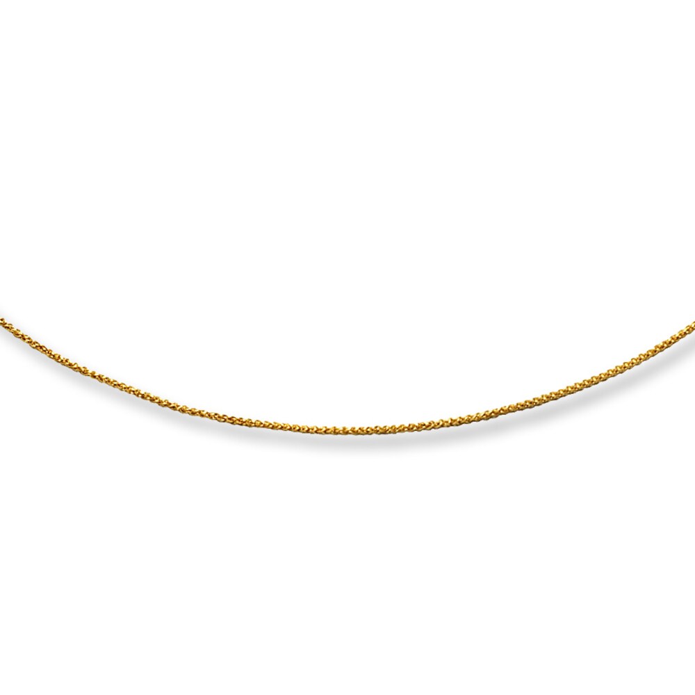 Chain 14K Yellow Gold 18\" Length 3r3EEmGd