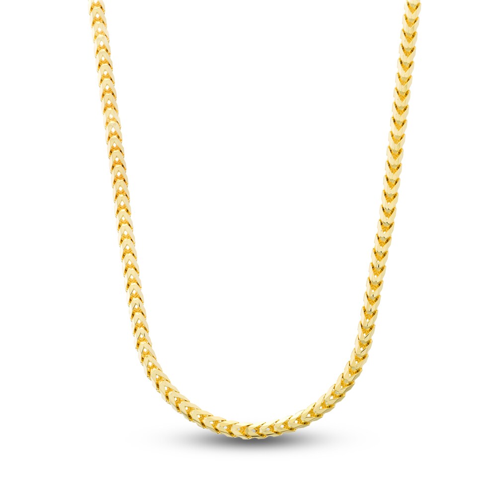 Diamond-Cut Franco Chain 14K Yellow Gold 26" 3ybCMmOD