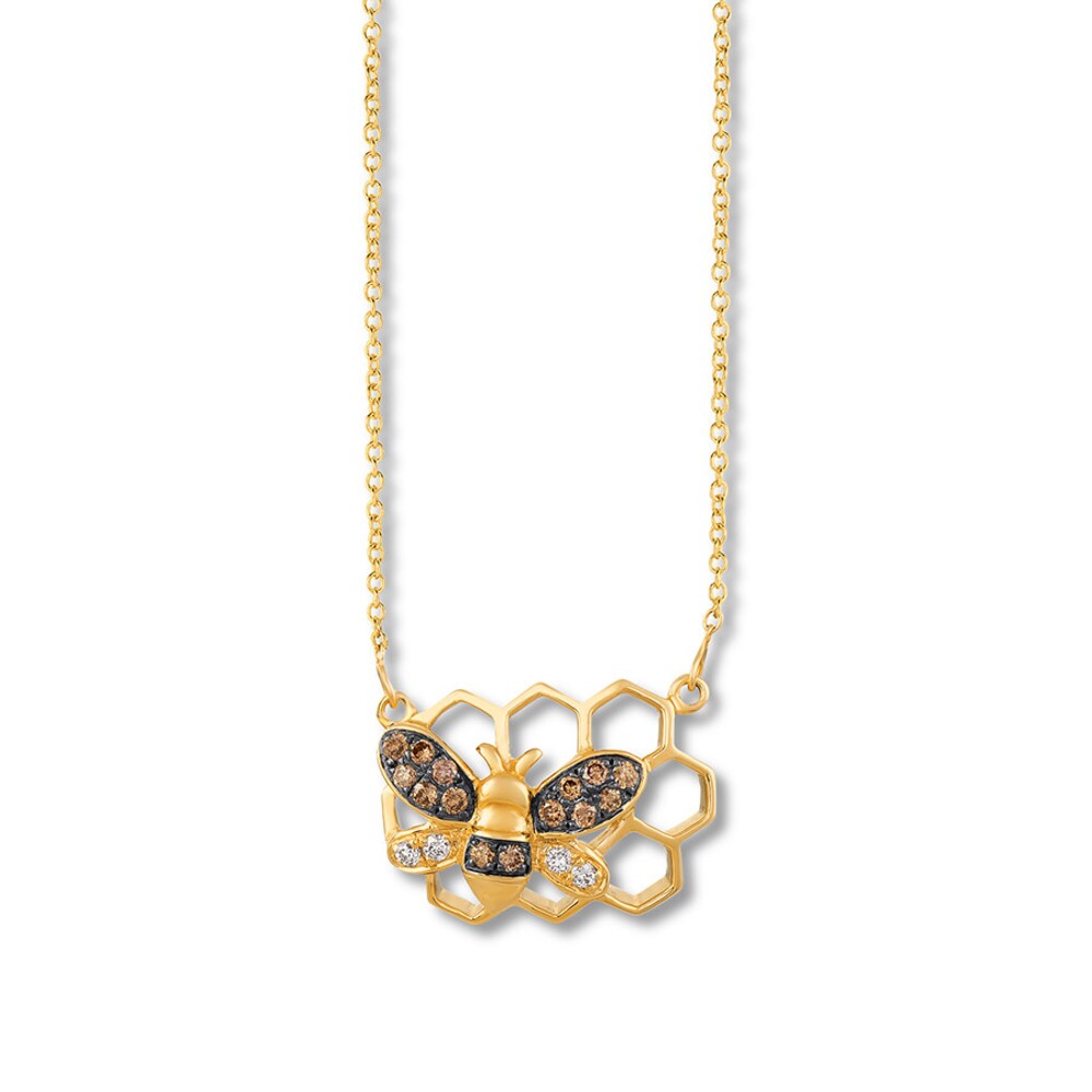 Le Vian Diamond Necklace 1/4 carat tw 14K Honey Gold 48qS9jBh