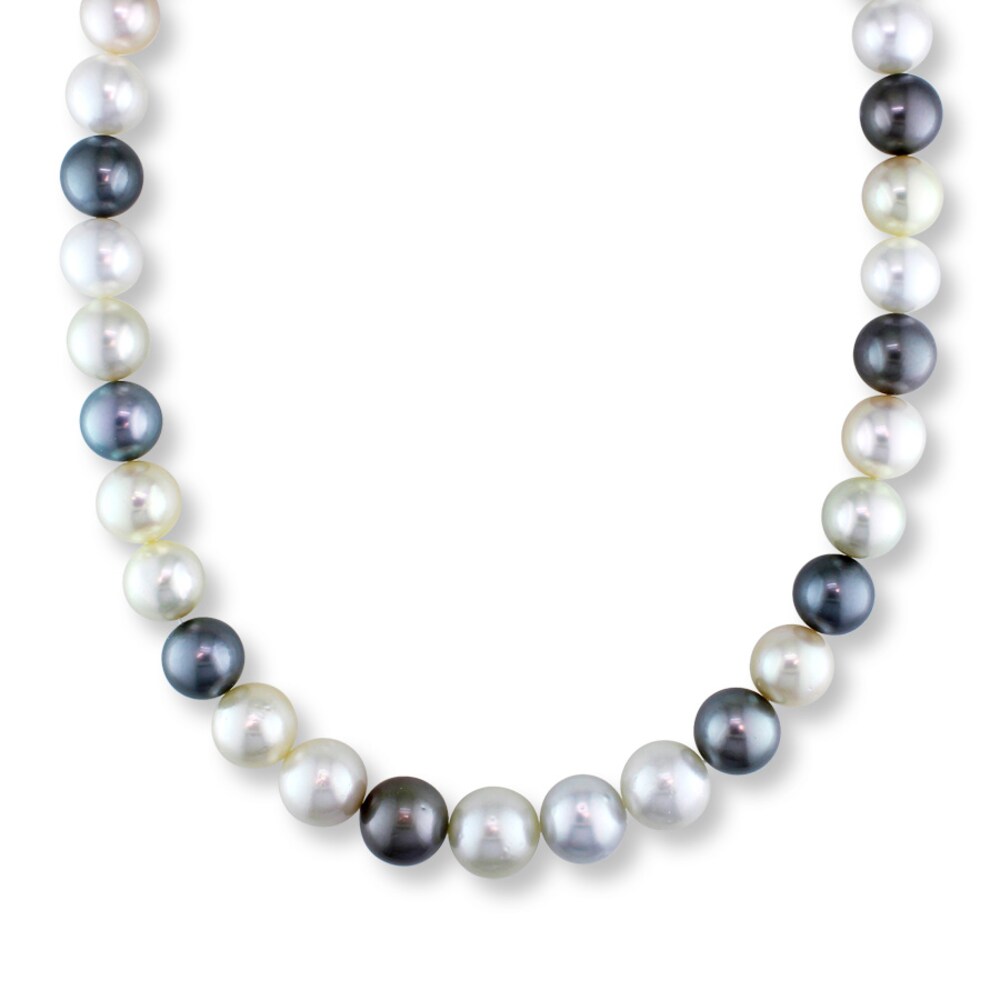 Cultured Pearl Necklace 14K Yellow Gold 18\" Length 4NVShq0l [4NVShq0l]