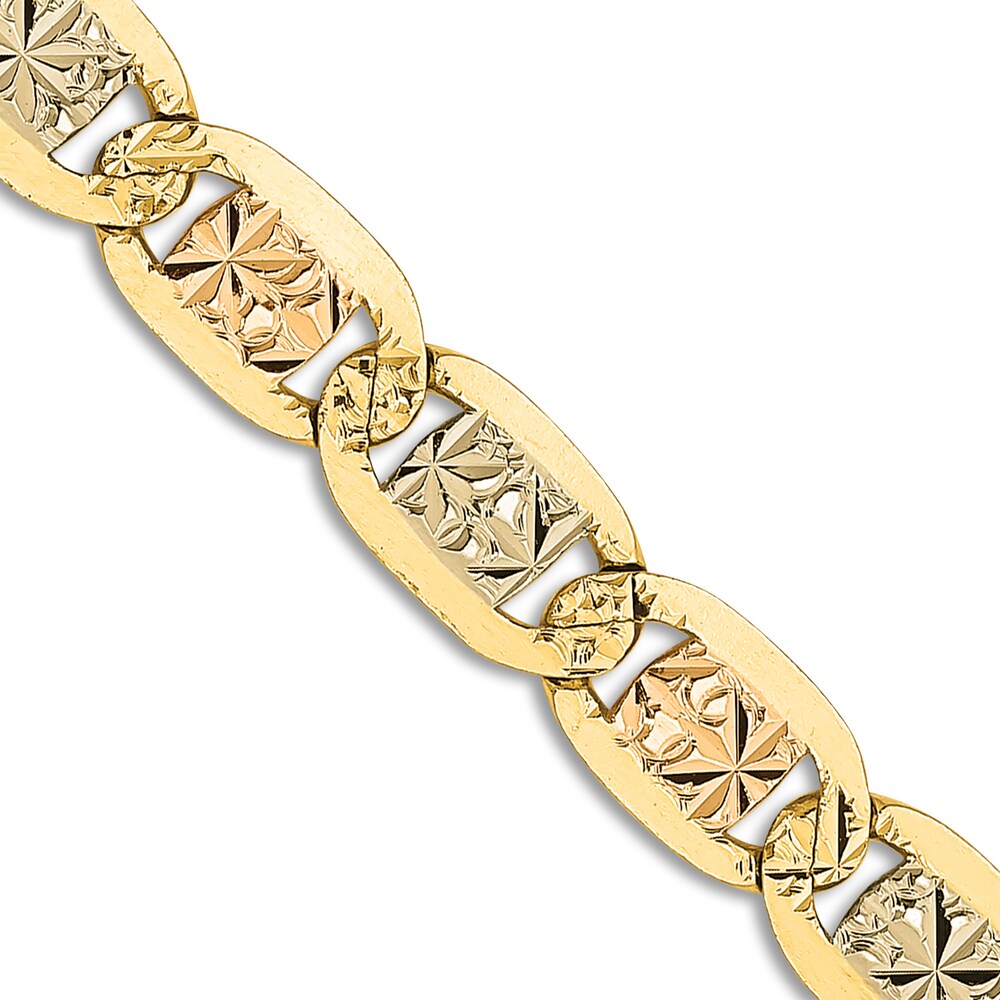 Men's Valentino Chain Necklace 14K Two-Tone Gold 22" 5DDQwn82