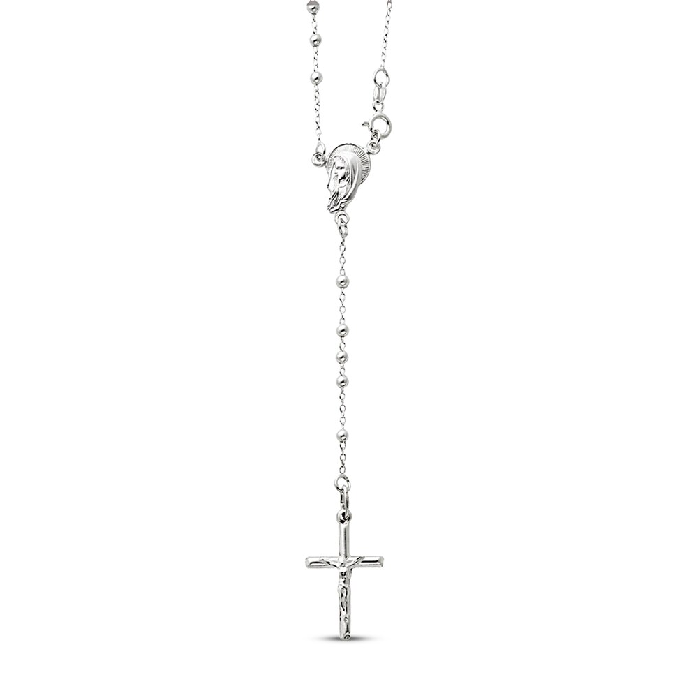 Rosary Sterling Silver 24 Length 5SyN6FFL