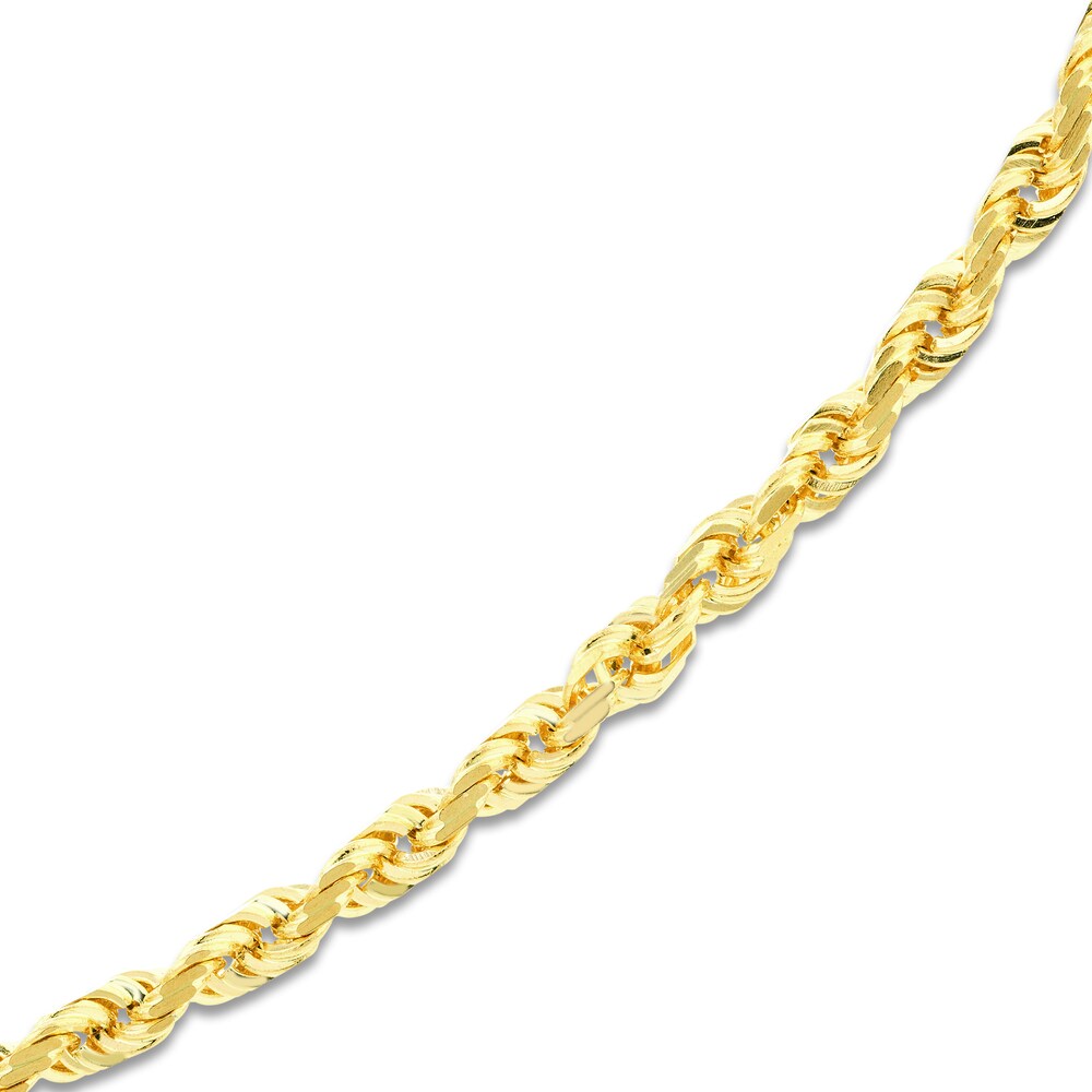 20\" Textured Rope Chain 14K Yellow Gold Appx. 2.3mm 5dqa5wbQ