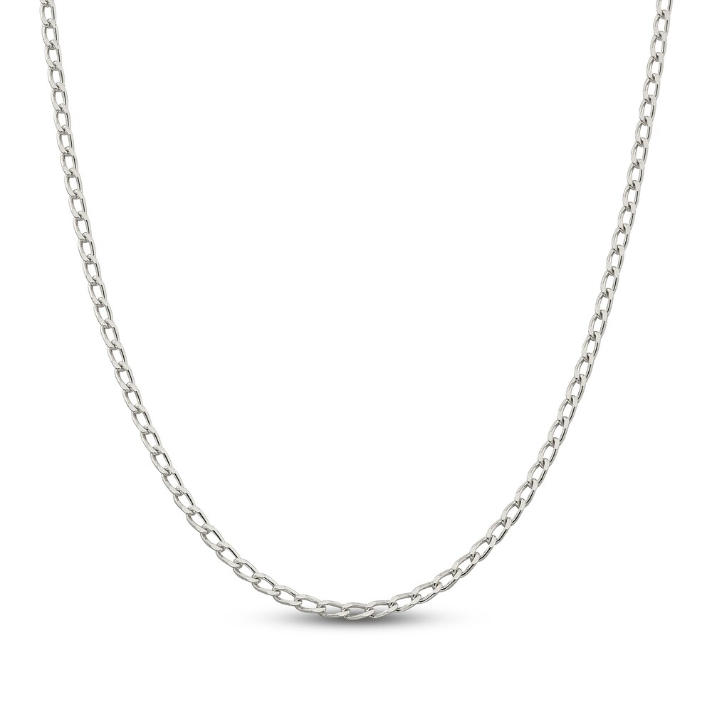 Open Link Chain Necklace Sterling Silver 71WJrEIy [71WJrEIy]