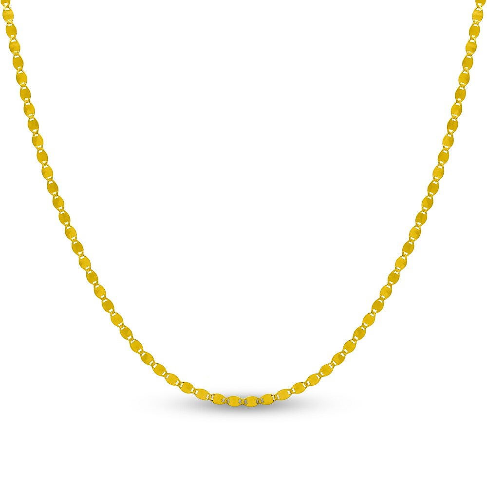 Valentino Chain Necklace 14K Yellow Gold 20" 7zaCHmG6