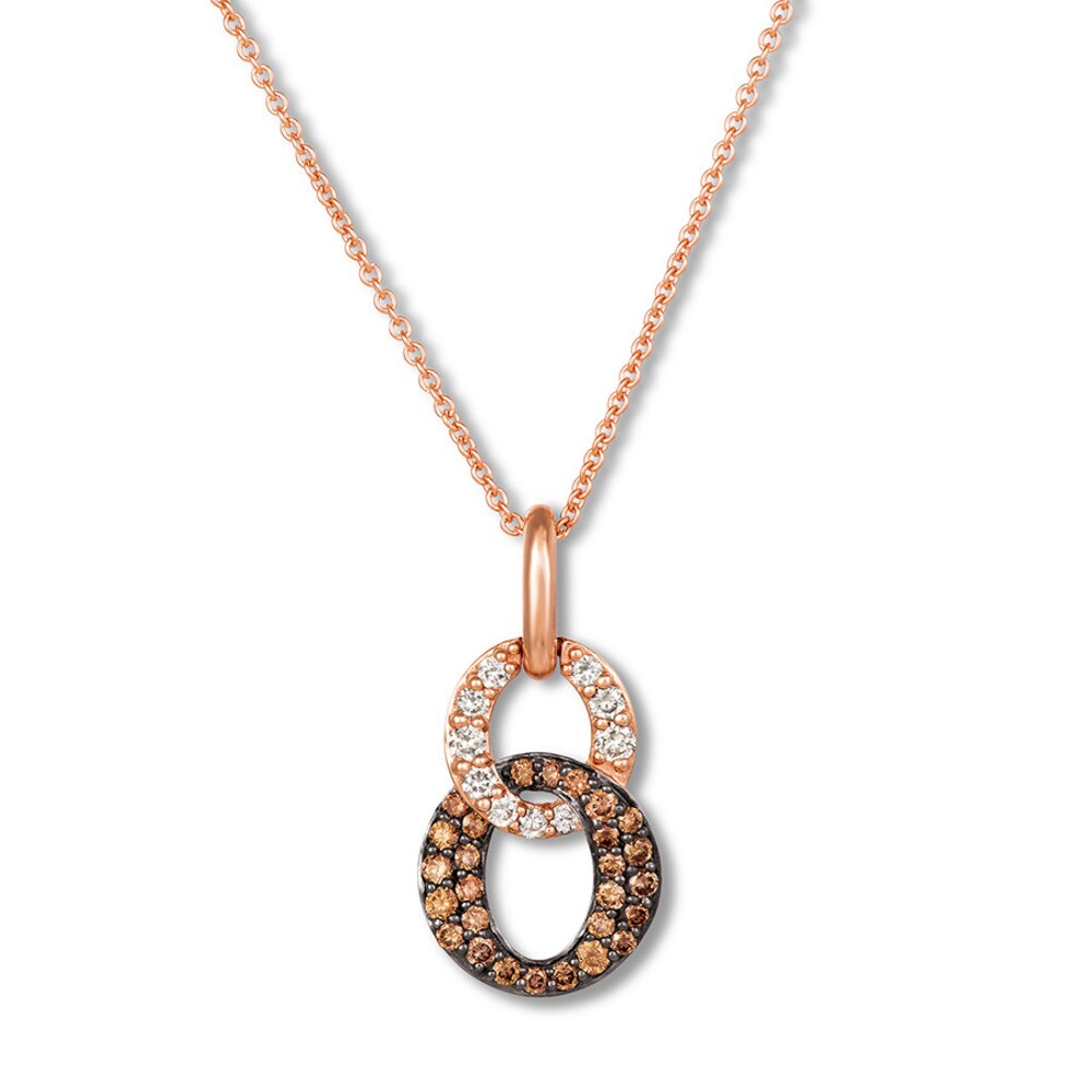 Le Vian Chocolate Diamond Necklace 3/8 carat tw 14K Gold 8YjLWUwb