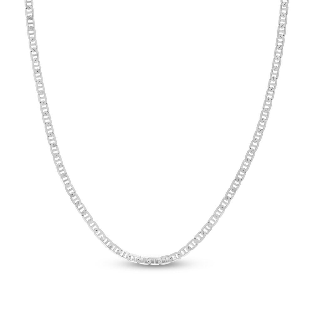Mariner Chain Necklace 14K White Gold 30" 9tCYXZ1w