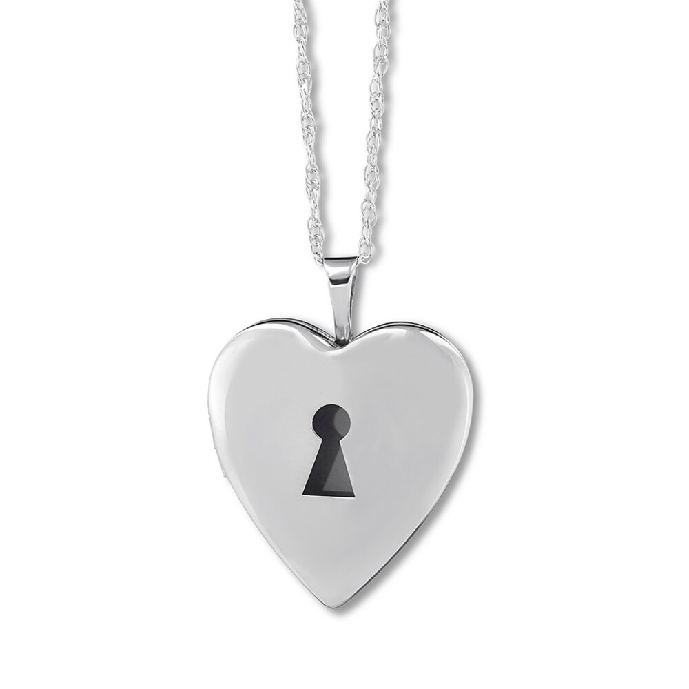 Heart Lock Locket Sterling Silver BN2RLkr1 [BN2RLkr1]