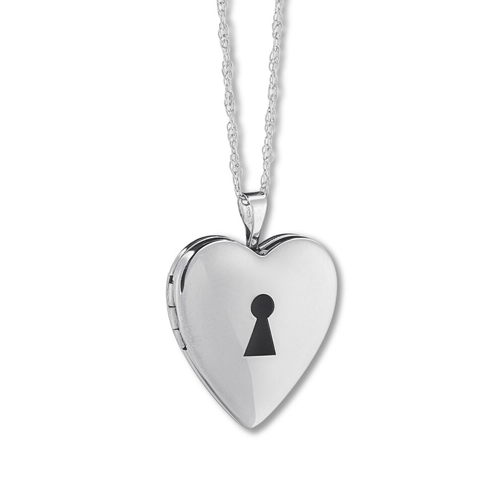 Heart Lock Locket Sterling Silver BN2RLkr1