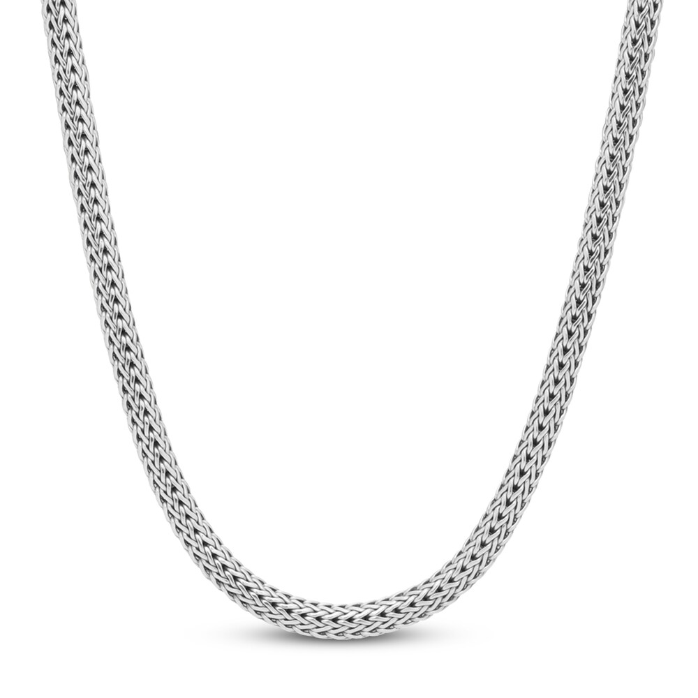 John Hardy Classic Chain Necklace Sterling Silver 20" CRd8Lqf3