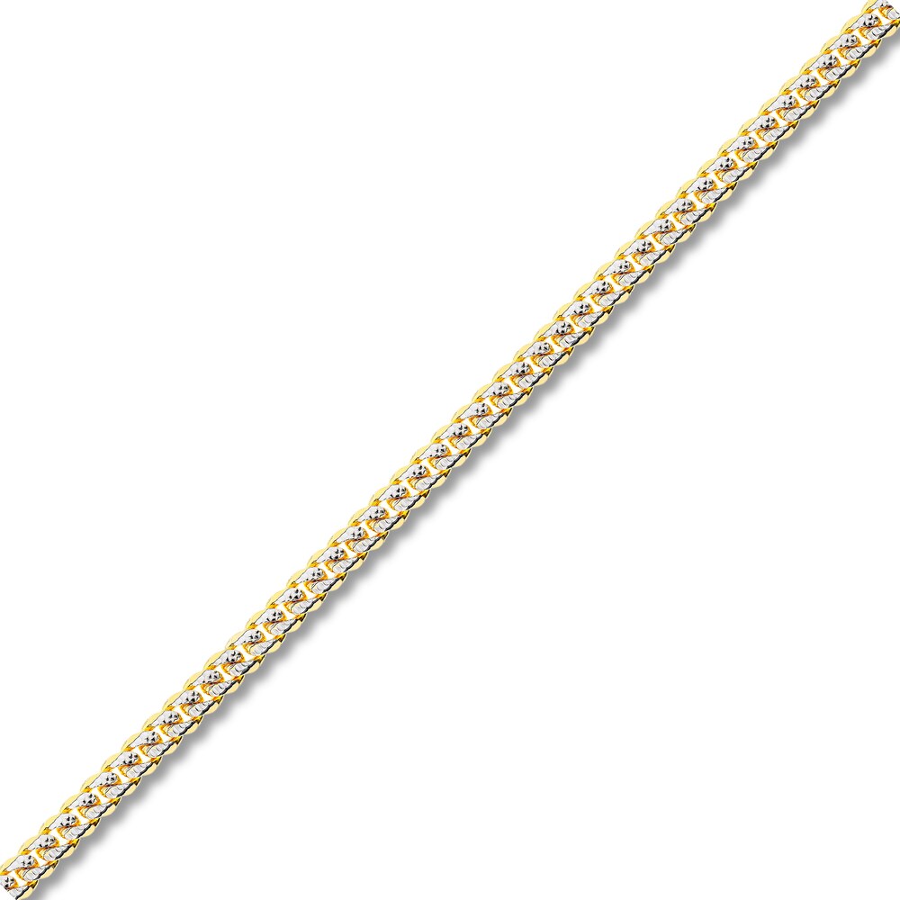 Pave Cuban Link Necklace 14K Yellow Gold 22\" CUIZo0b9