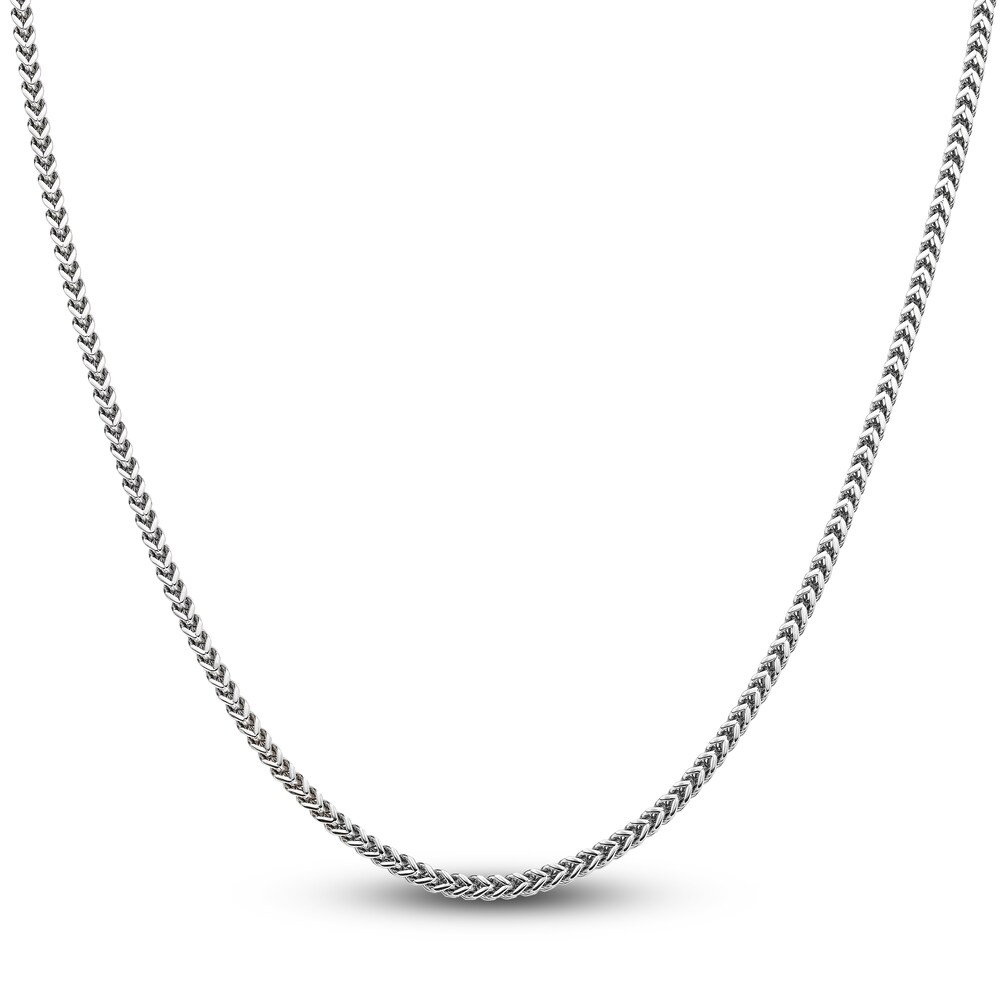 Men\'s Franco Chain Necklace Stainless Steel 20\" CWLco78k