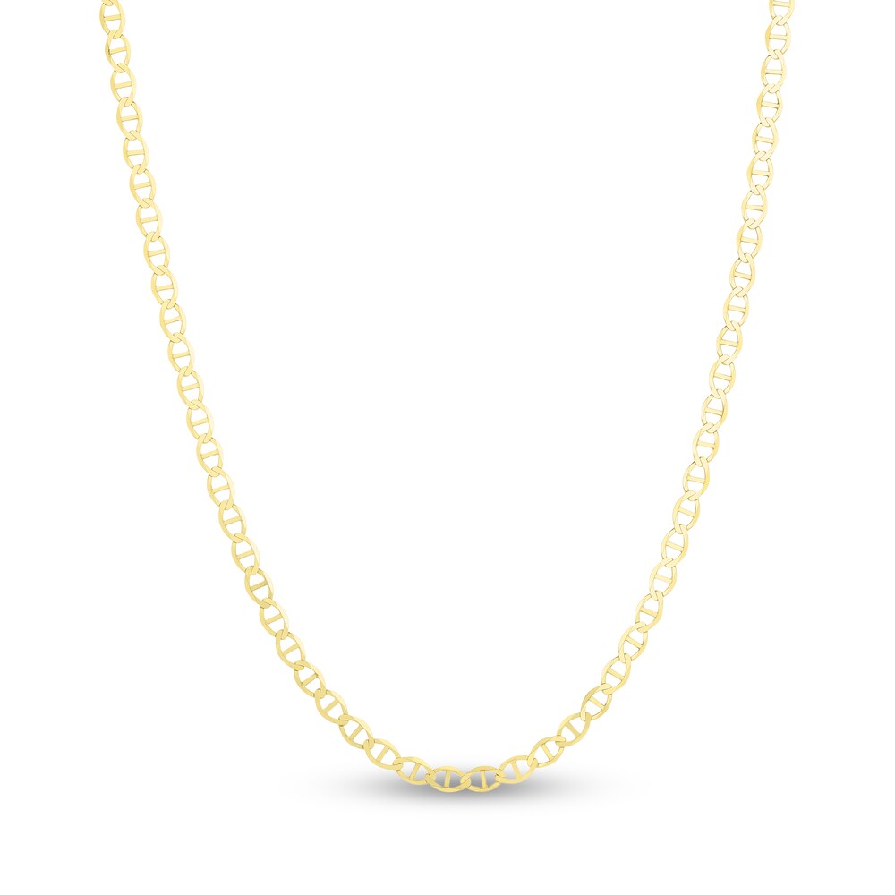 Mariner Chain Necklace 14K Yellow Gold 18" CxiijGFz