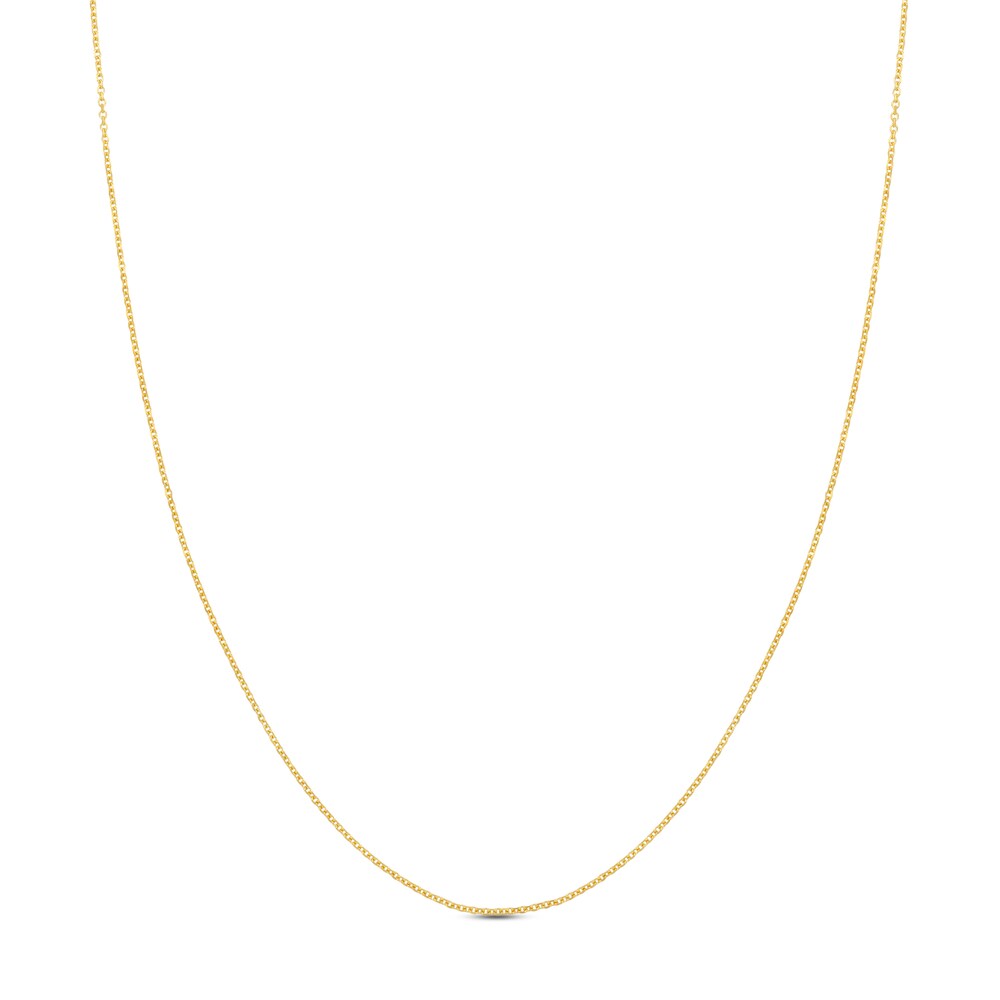 Diamond-Cut Cable Chain Necklace 14K Yellow Gold 20" D7YBiyPn