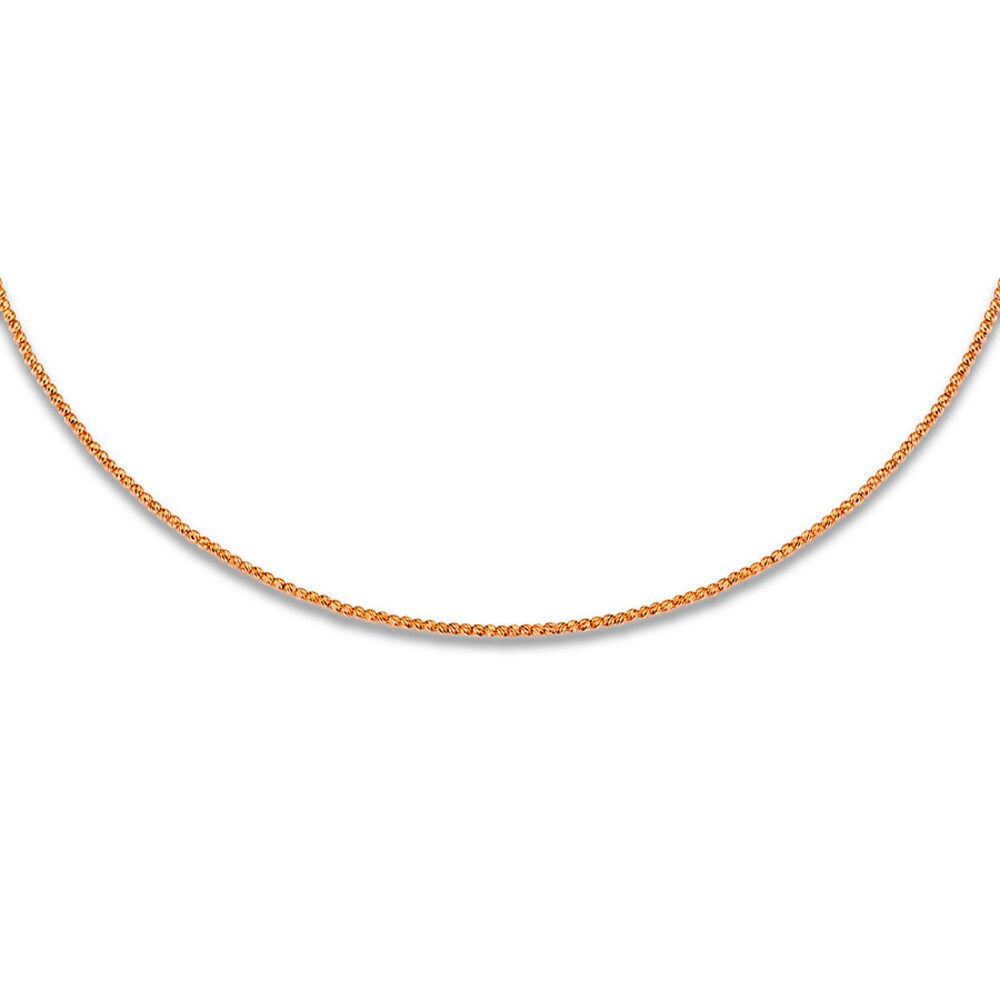 Beaded Texture Choker Necklace 14K Rose Gold 16" Adjustable Dc0LHuQj
