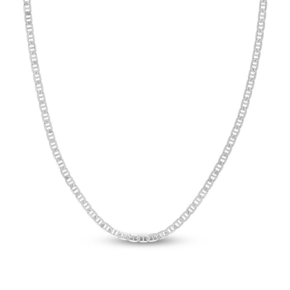 Mariner Chain Necklace 14K White Gold 24" E9wNNSK9