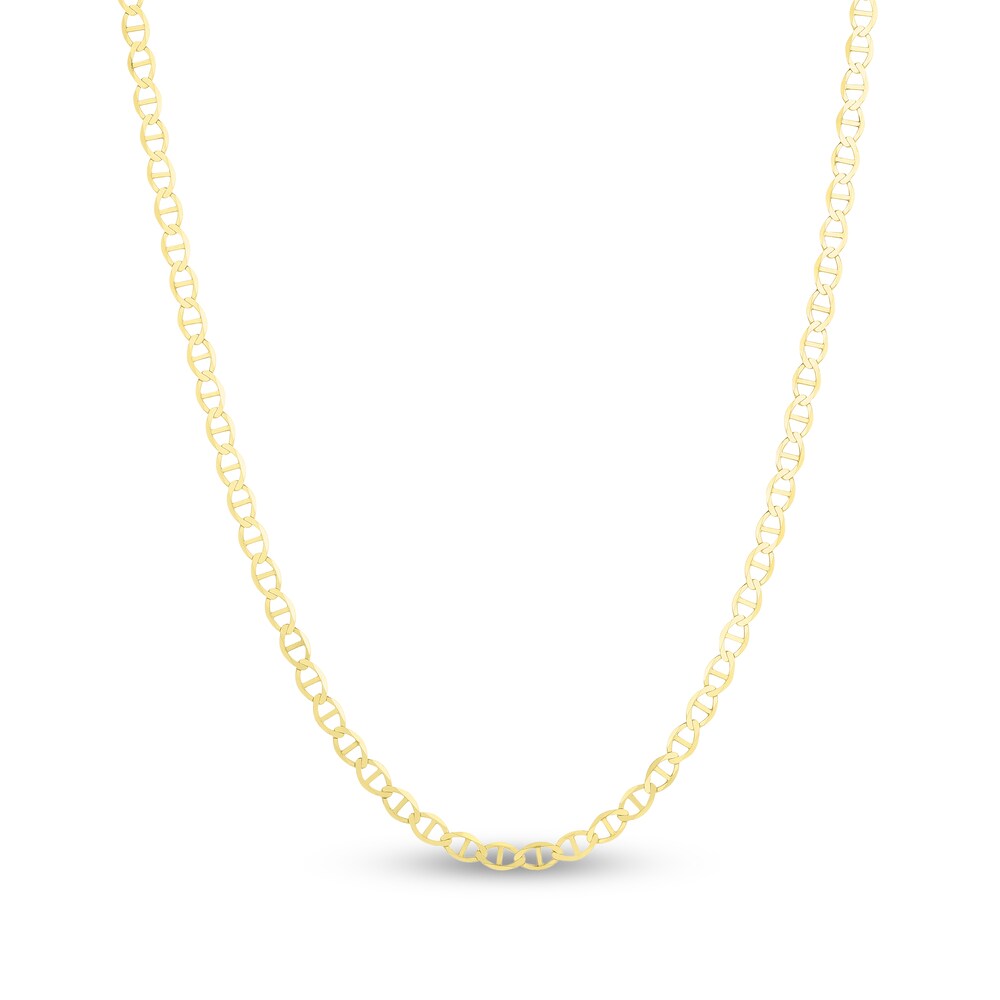 Mariner Chain Necklace 14K Yellow Gold 16\" ERpveNDA