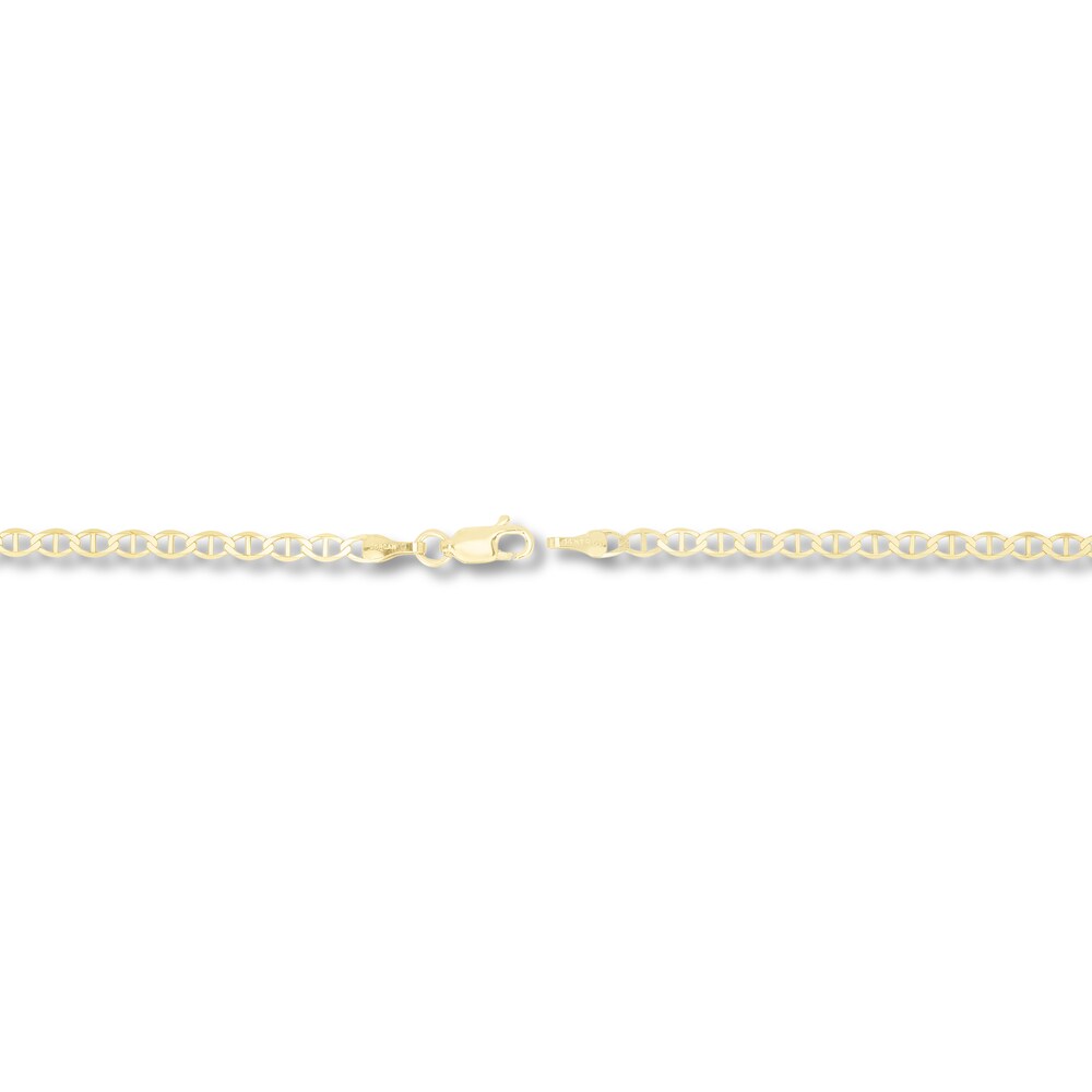 Mariner Chain Necklace 14K Yellow Gold 16\" ERpveNDA