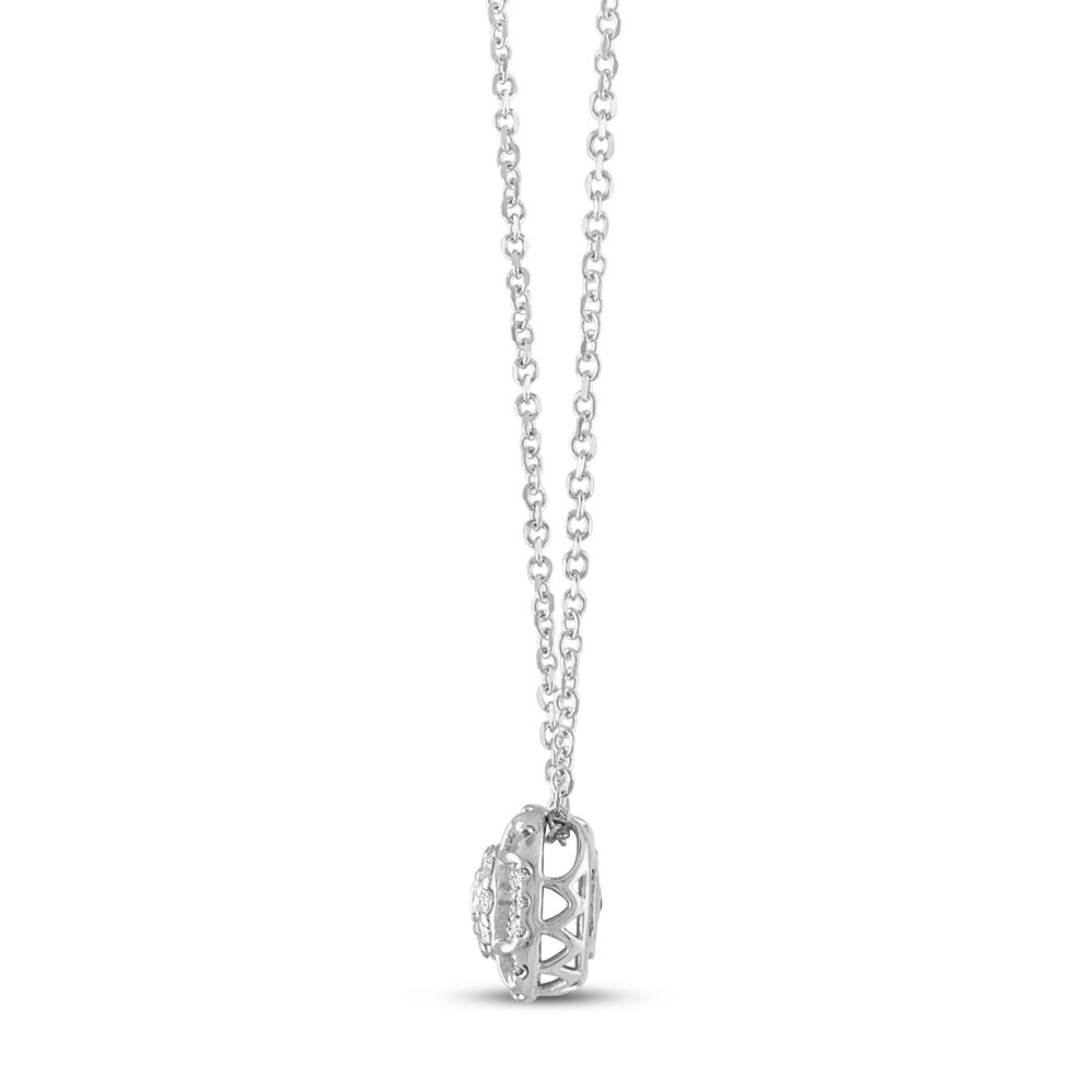 Vera Wang WISH Diamond Necklace 1/6 ct tw 10K White Gold F3ESiLXl