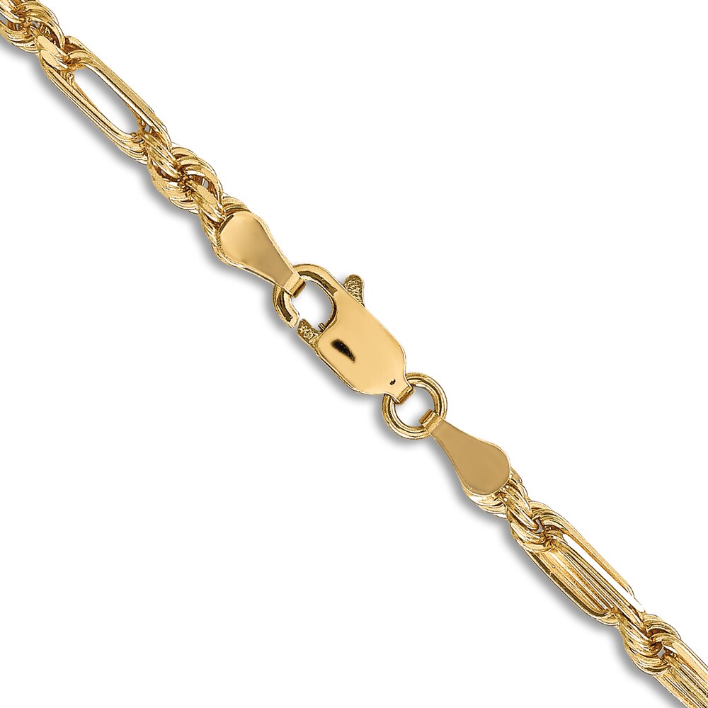 Diamond-Cut Rope Chain Necklace 14K Yellow Gold 22\" 3.0mm HYbpOP55