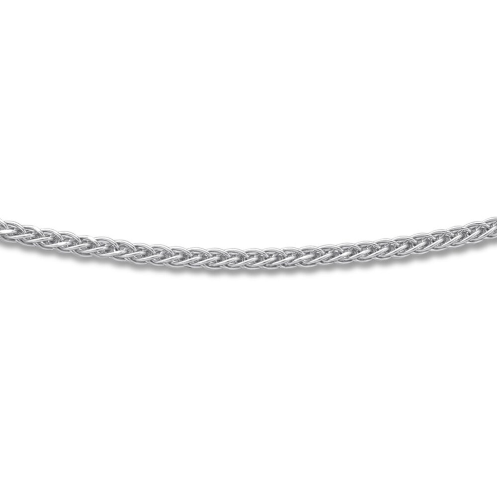 Spiga Chain Necklace Sterling Silver 20\" Adjustable Hc5lwd5l