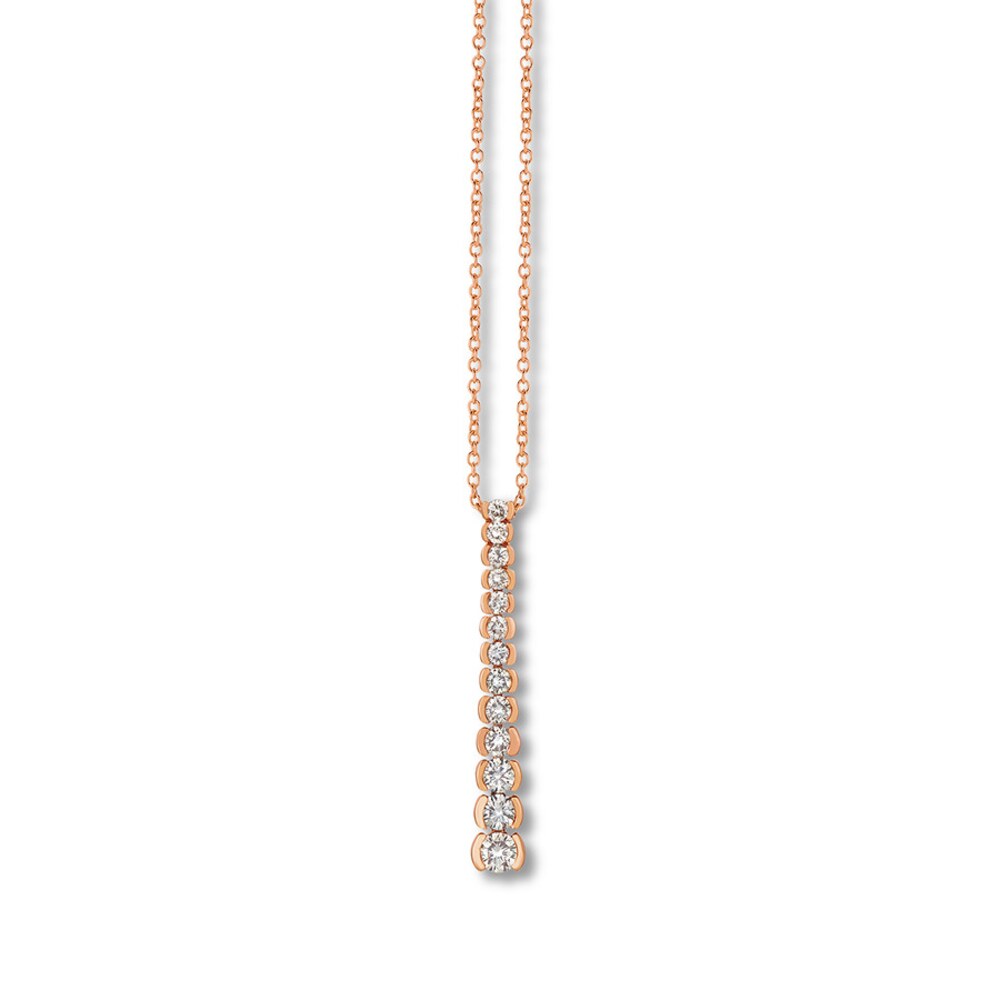 Le Vian Diamond Necklace 5/8 carat tw 14K Strawberry Gold Ishuik0H