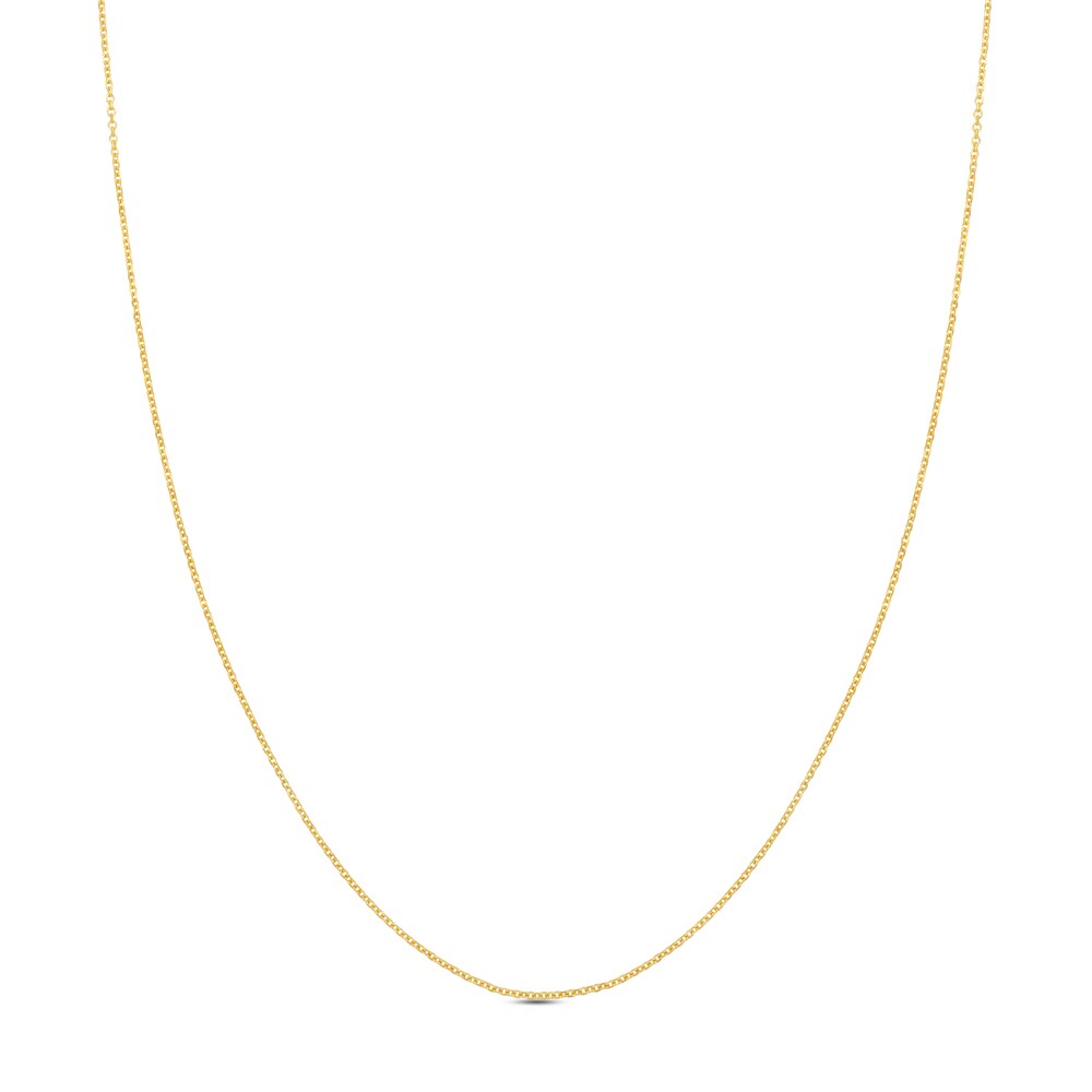 Diamond-Cut Cable Chain Necklace 14K Yellow Gold 18" JZNWAheh