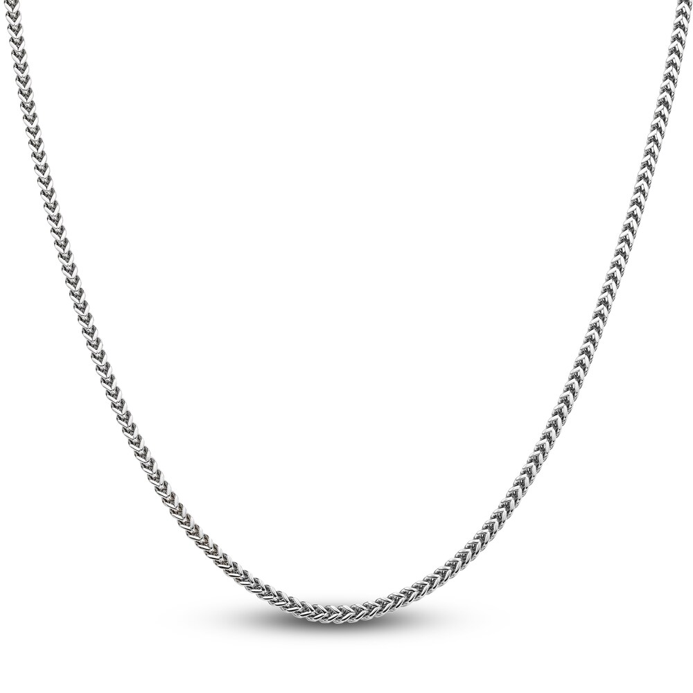 Men\'s Franco Chain Necklace Stainless Steel 18\" KNuM1Nrl