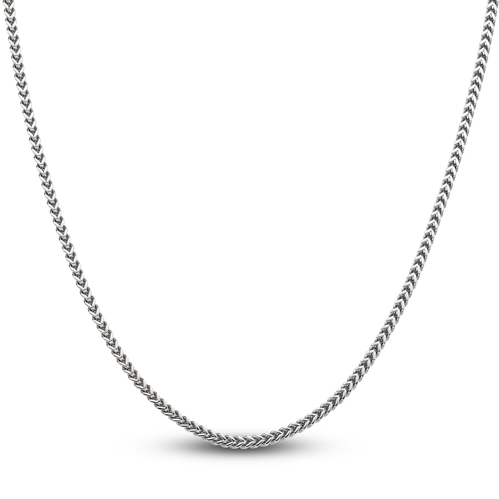 Men\'s Franco Chain Necklace Stainless Steel 18\" KNuM1Nrl [KNuM1Nrl]