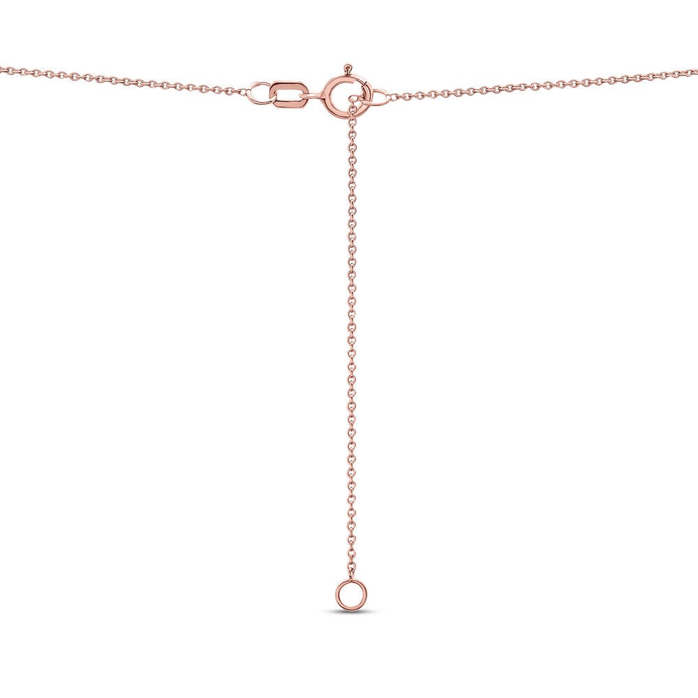 Diamond Taurus Necklace 1/10 ct tw 10K Rose Gold Lq2iF9vn