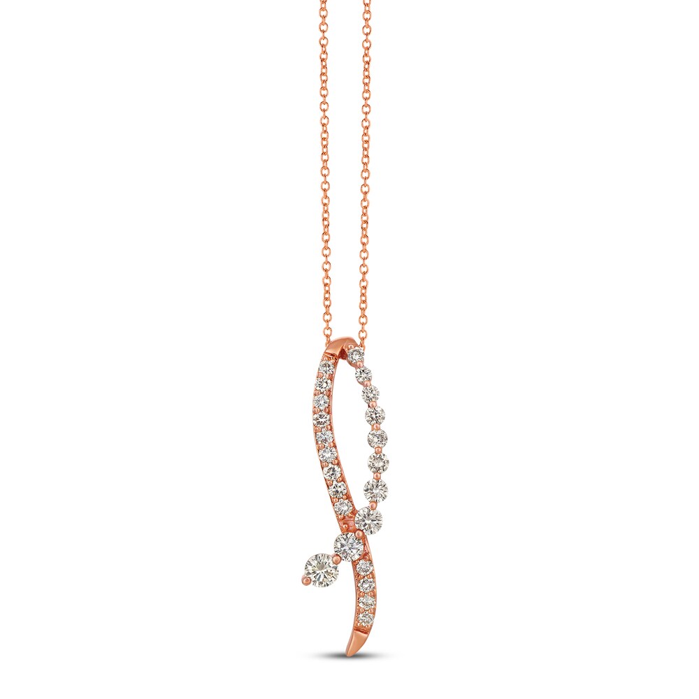 Le Vian Diamond Necklace 7/8 ct tw 14K Strawberry Gold MAlo9ZRZ
