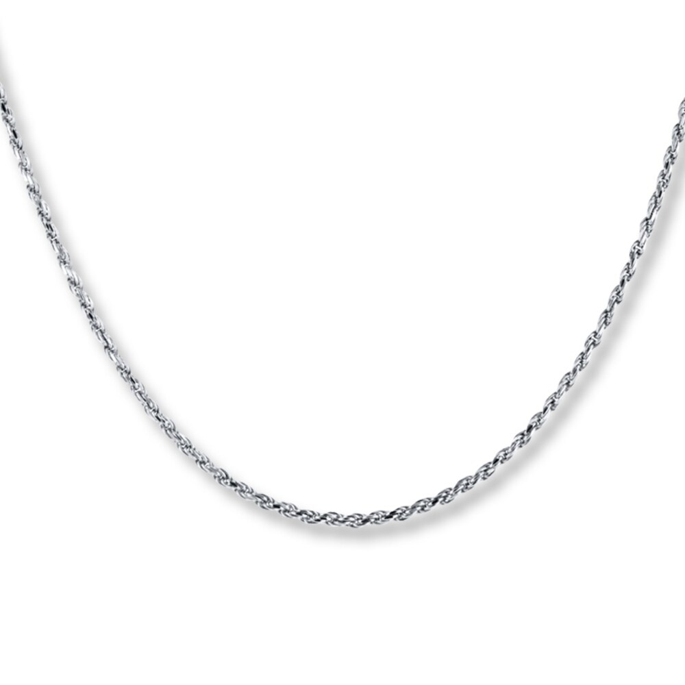 Rope Chain Sterling Silver 18-inch Length Ma5HD4bq