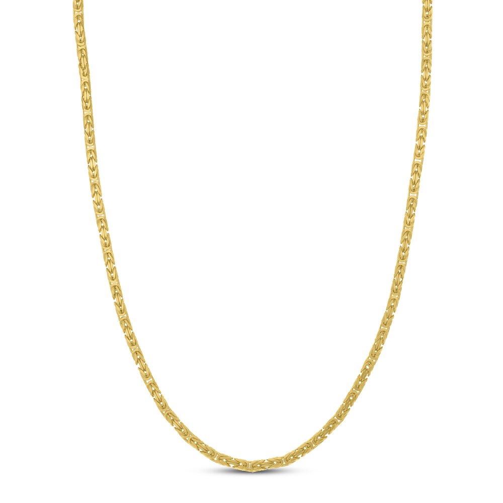 Byzantine Chain Necklace 14K Yellow Gold NhFHHjnK