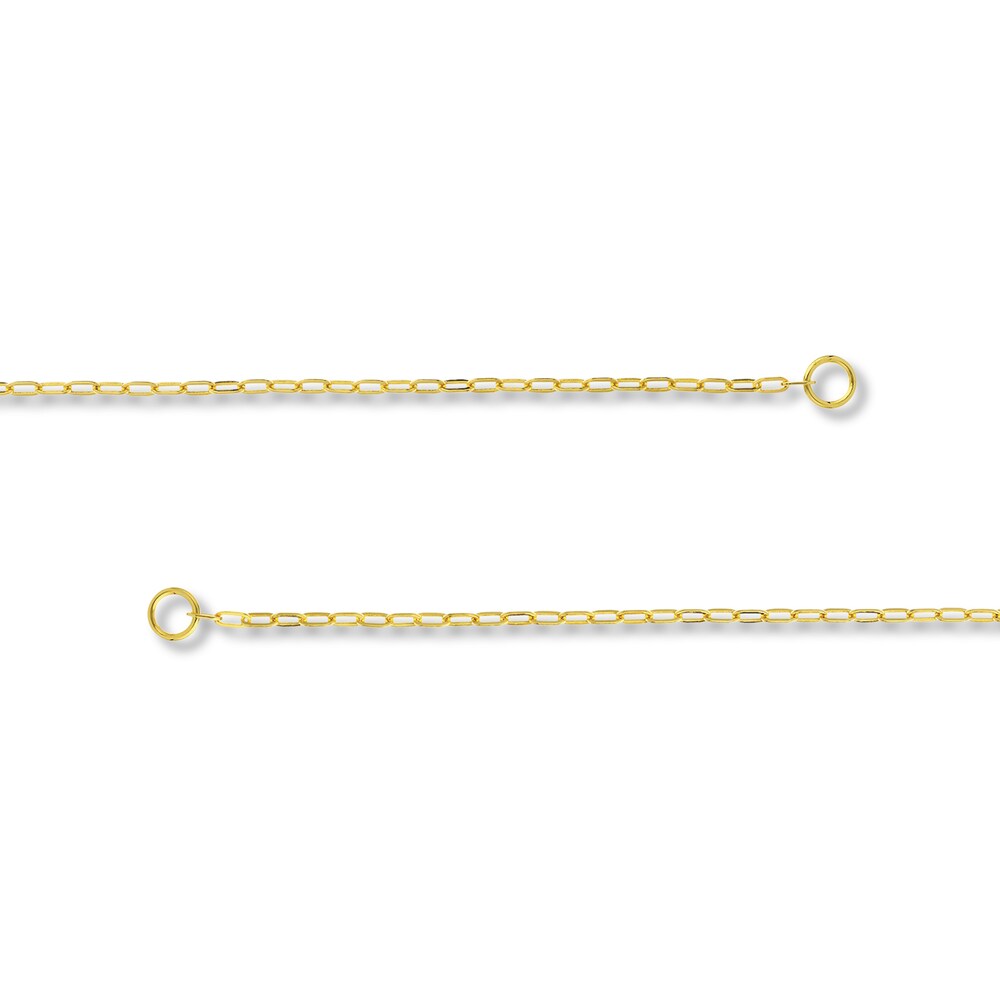 Paperclip Necklace 14K Yellow Gold 20\" NlfiIKiS