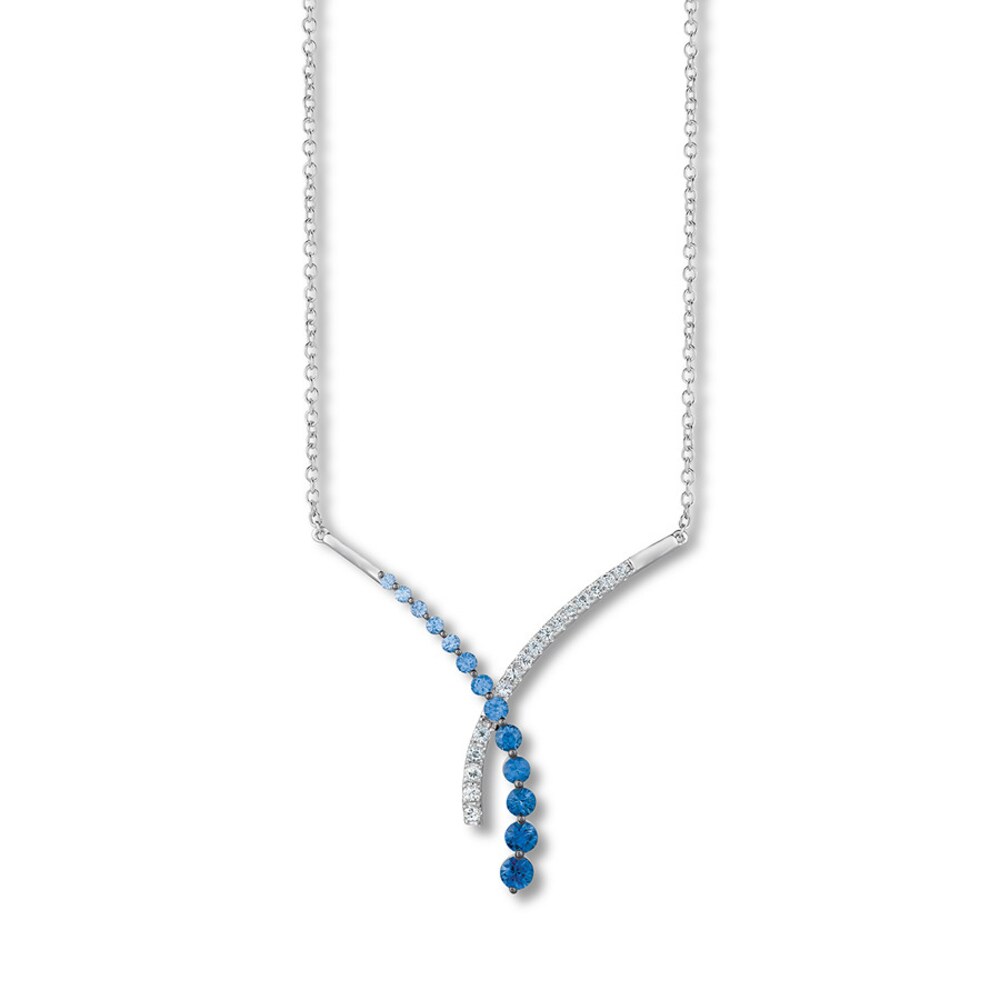 Le Vian Denim Ombre Necklace 14K Vanilla Gold OOuKAjJ7