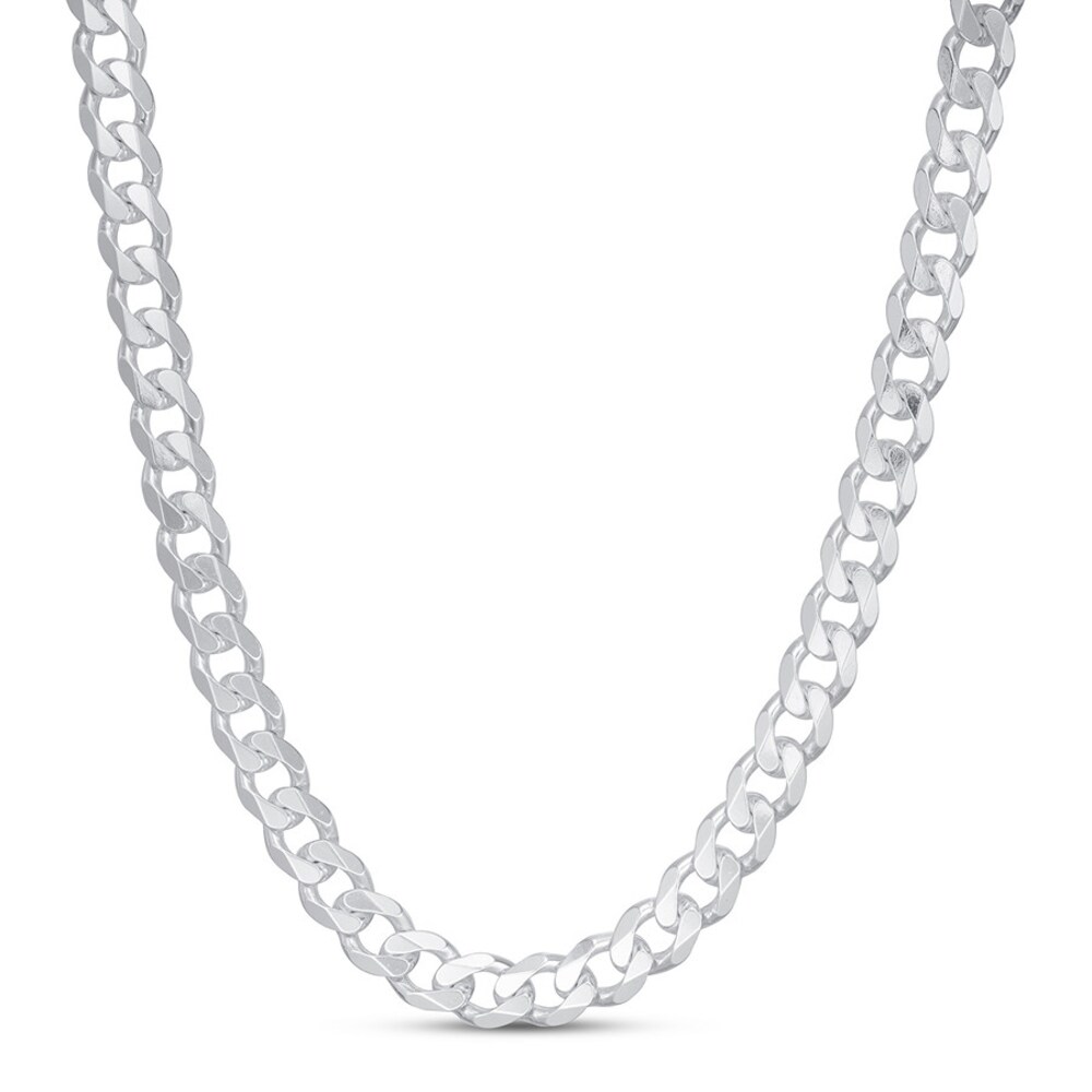 Curb Chain Necklace Sterling Silver 22\" Ob1Mwvki