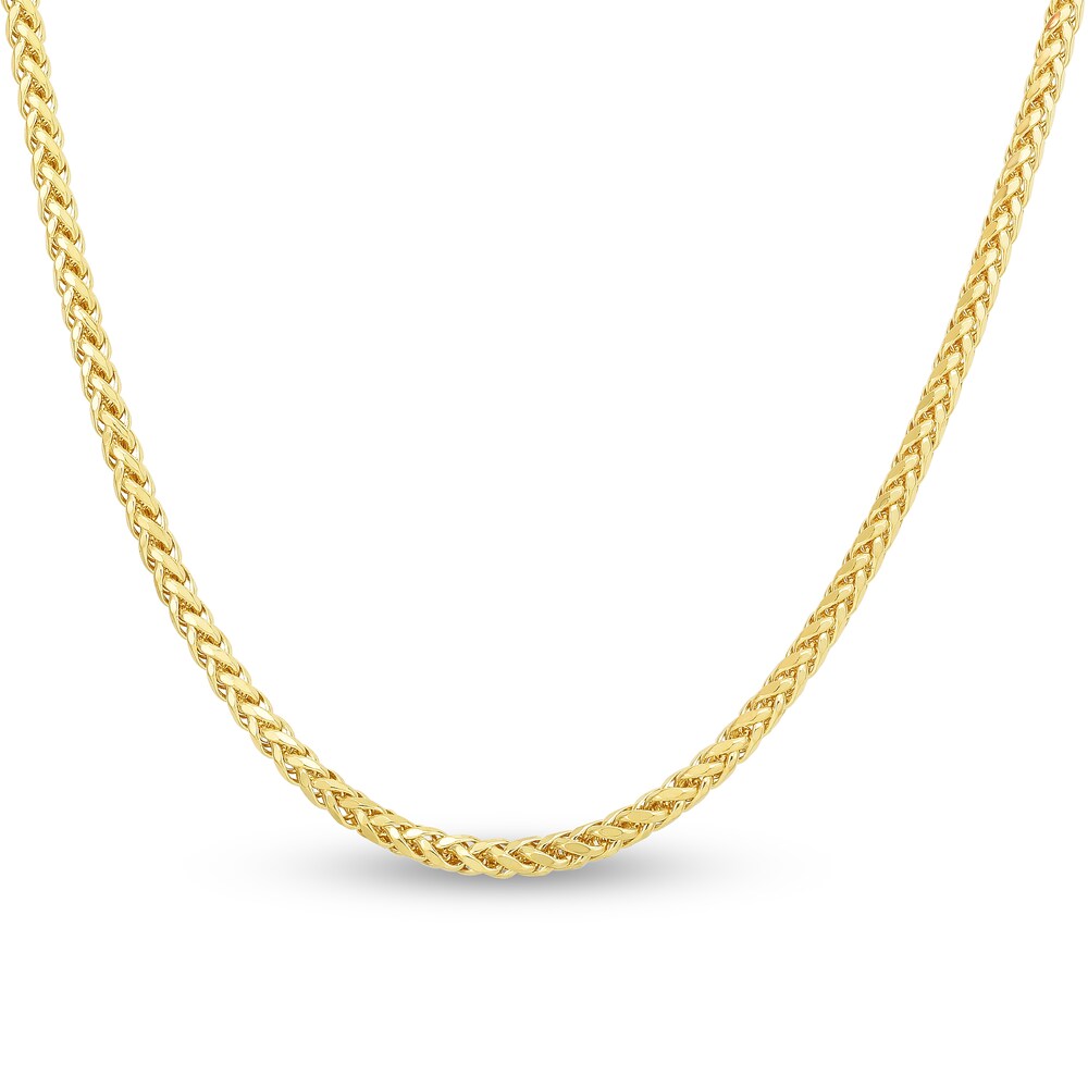 Round Franco Chain Necklace 14K Yellow Gold 20" OdqKviPA
