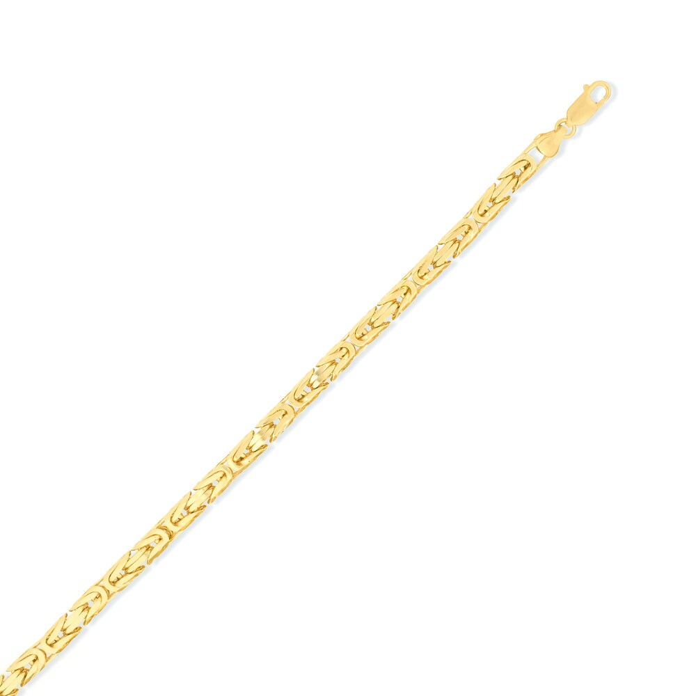 Byzantine Chain Necklace 14K Yellow Gold 26\" Py1u5fwX