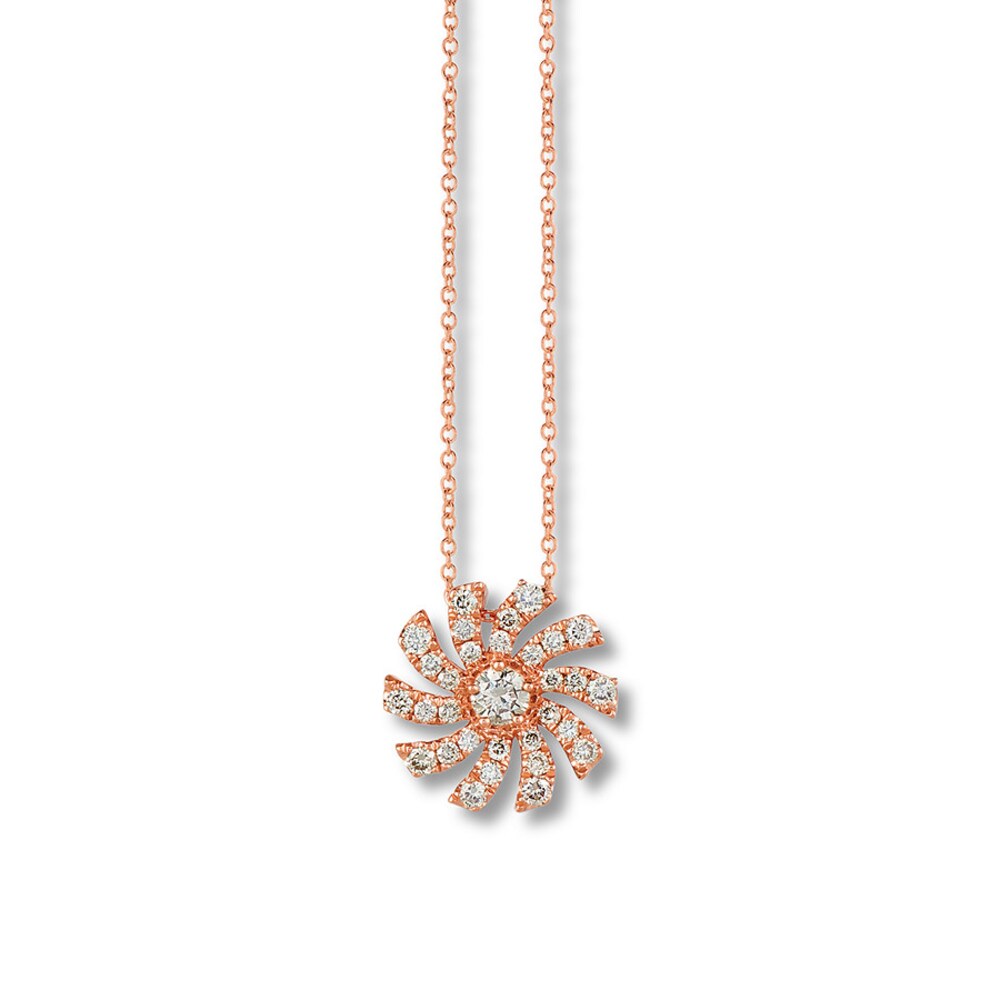Le Vian Diamond Necklace 1/2 carat tw 14K Strawberry Gold R1Mkx3pX