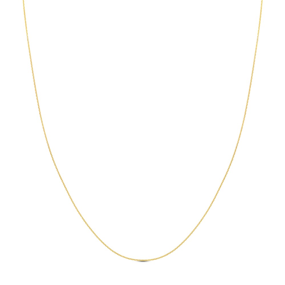 Diamond-Cut Cable Chain Necklace 14K Yellow Gold 16" RQBDtPrK