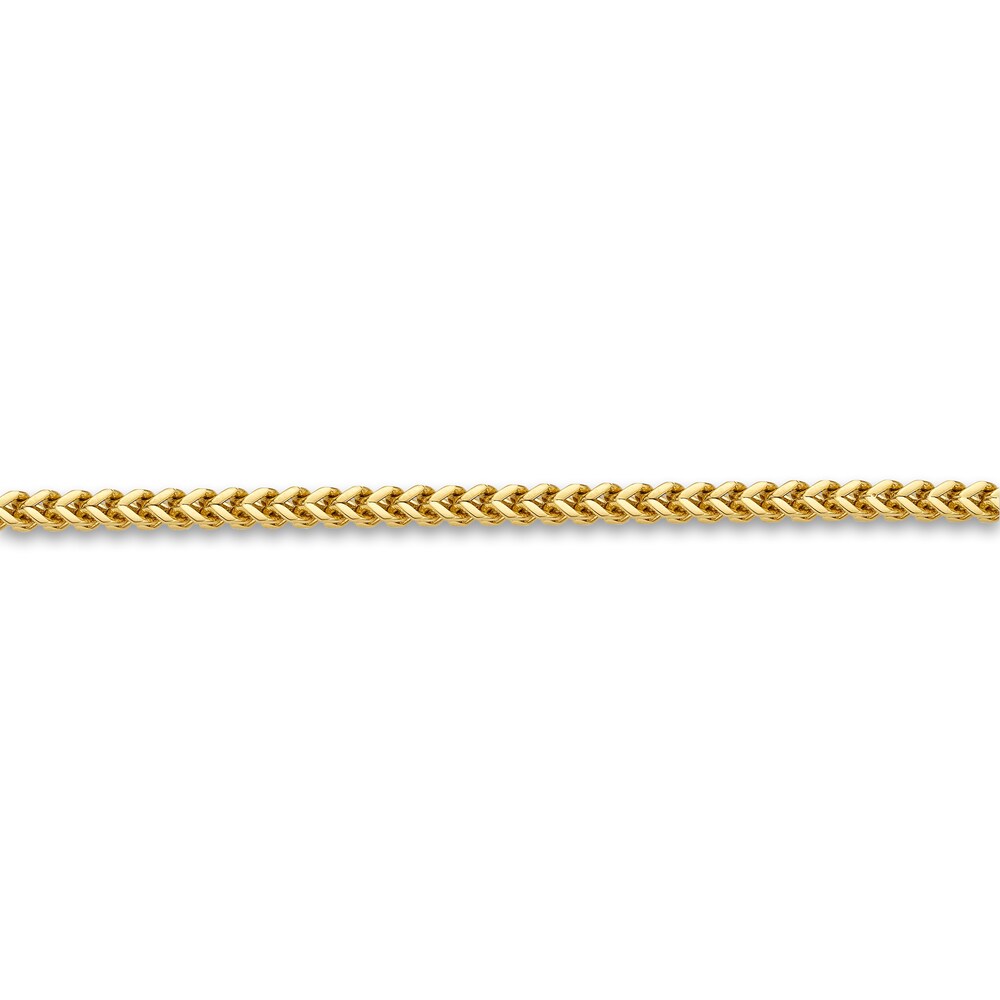 Men\'s Foxtail Chain Gold Ion-Plated Stainless Steel 2.5mm 22\" RUlVpl1O