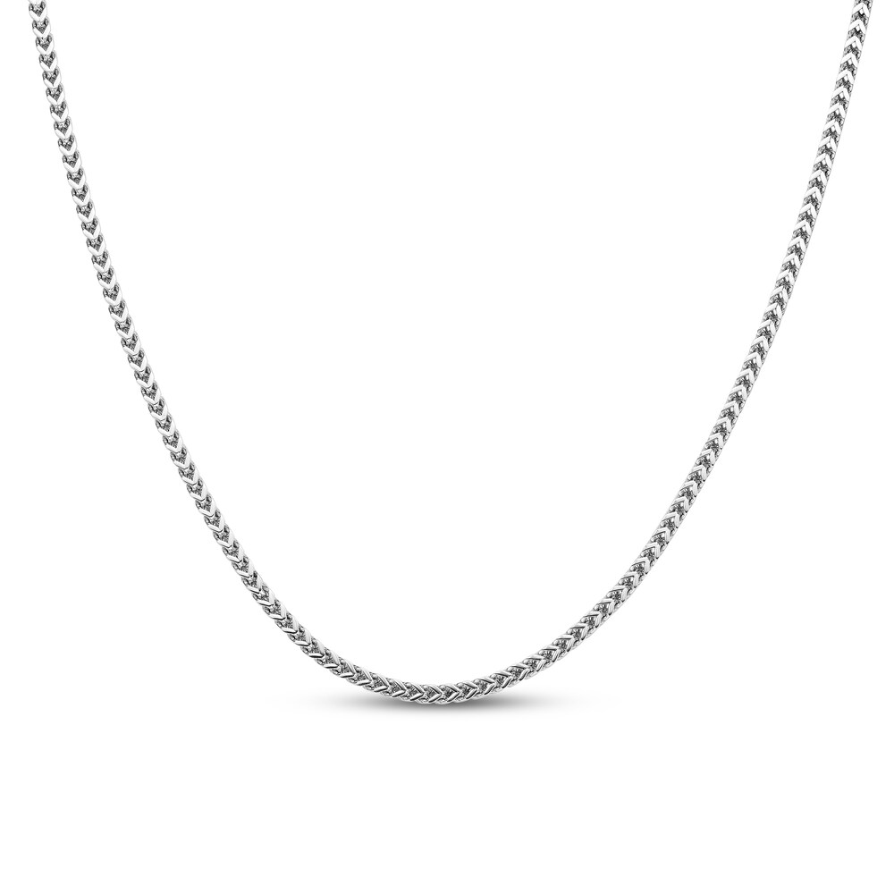 Foxtail Chain Necklace Ion-Plated Stainless Steel 22\" Tnyo87SG