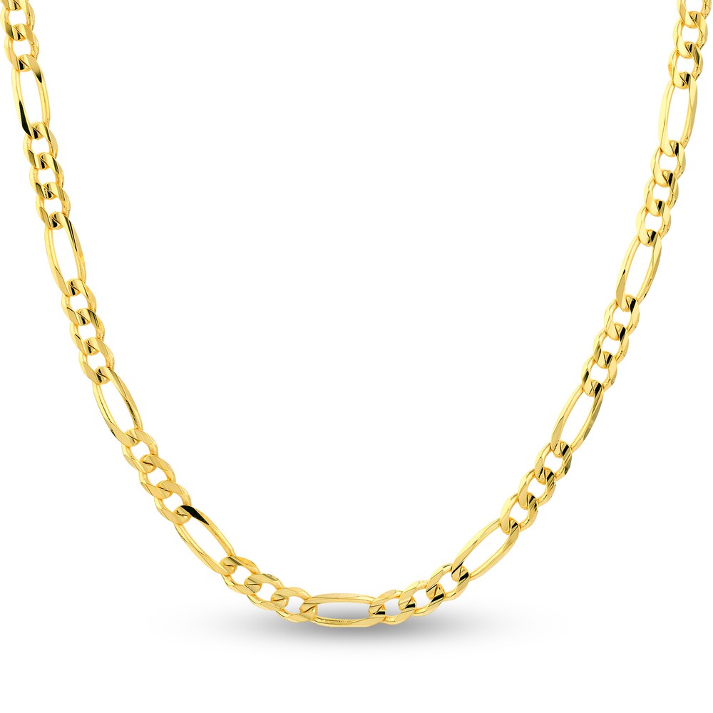 Figaro Chain Necklace 14K Yellow Gold 20" To1RUawD